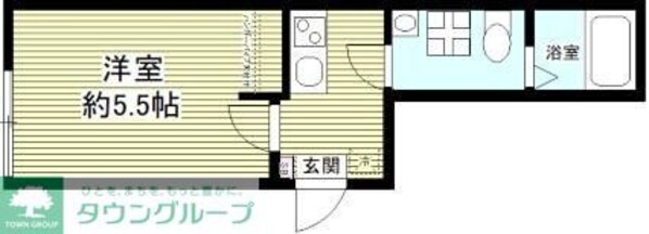 大山フラッツの物件間取画像